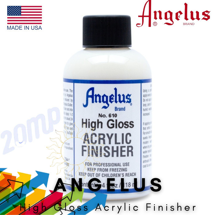 

Angelus High Gloss 615 Acrylic Finisher 4 0Z 118Ml Usa -Anza Wahda