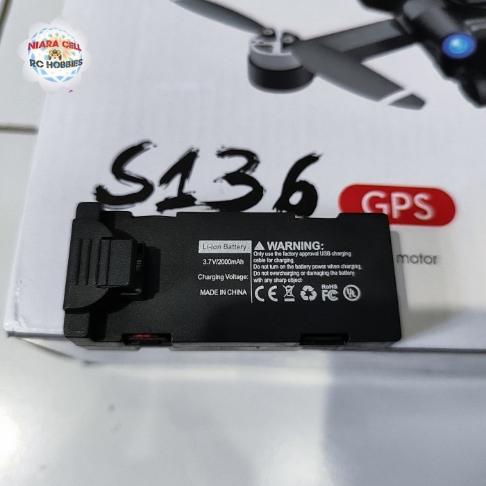 Baterai Drone Polltar Jg99 Dan S132 Original 7.4Volt