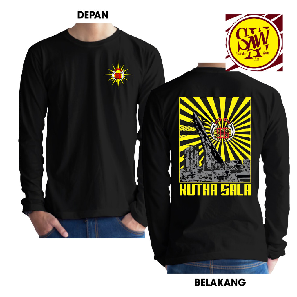 KAOS SH WINONGO KUTHA SALA TUNAS MUDA KAOS LENGAN PANJANG LOGO DEPAN SINAR SYAHDAN 13