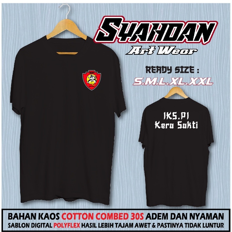 KAOS LOGO IKS.PI KERA SAKTI // KAOS PENCAK SILAT INDONESIA // KAOS DISTRO KERA SAKTI // KS N 6