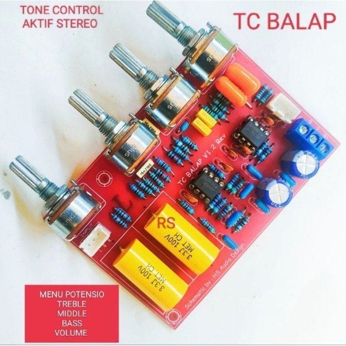 READY TONE CONTROL AKTIF STEREO / TC BALAP /TONE KONTROL BALAP