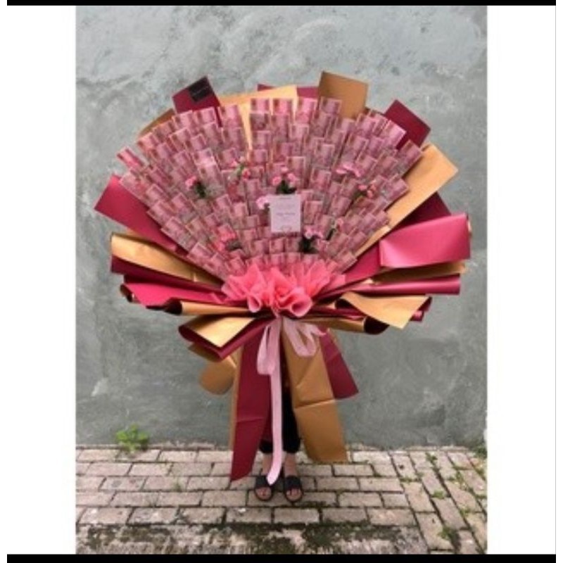 bouquet bunga uang 100 lembar
