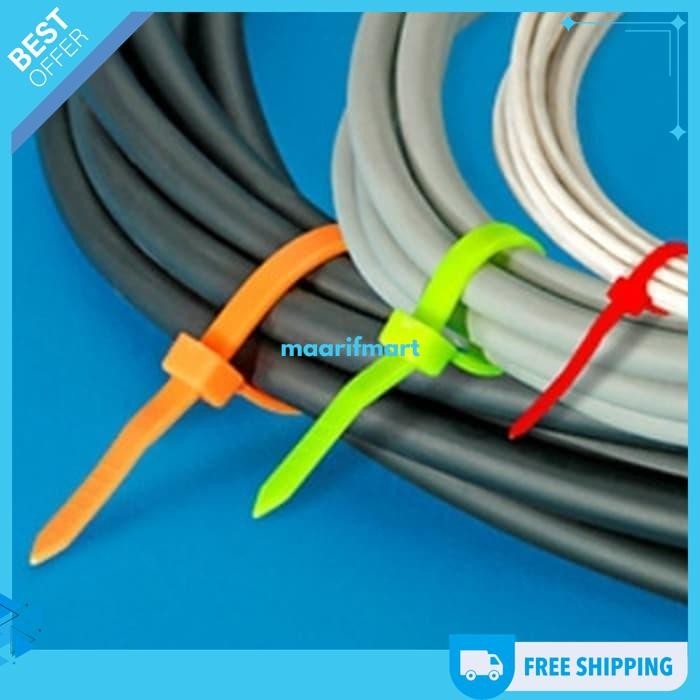 

KABEL TIES CABLE TIES KABEL TIS CABLE TIE PERAPIH 2.5X150MM ISI 100PCS TERJAMIN BEST