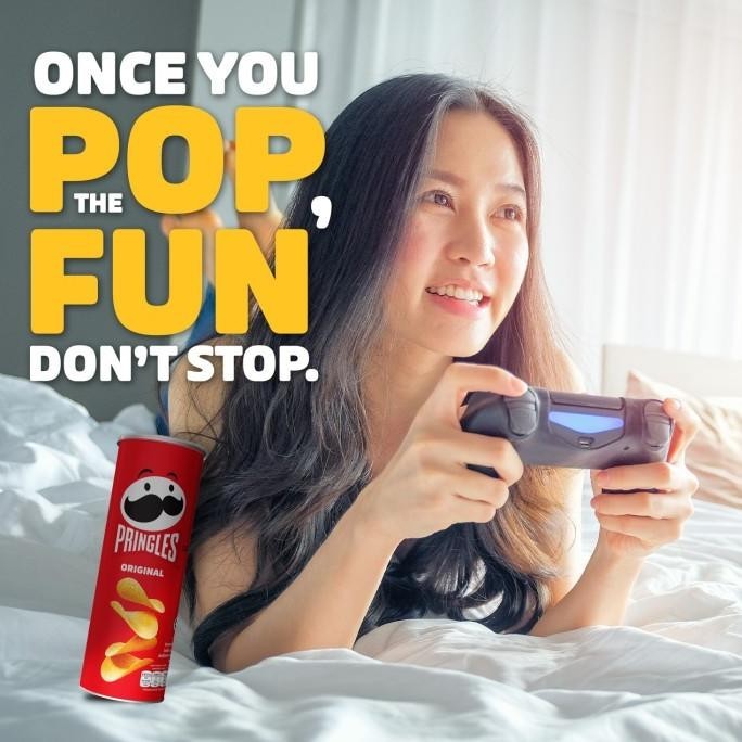 

NEW PRODUK [BUNDLE 3PCS] 2 PRINGLES ORIGINAL 102G + 1 PRINGLES SOUR CREAM 102G !!!!!