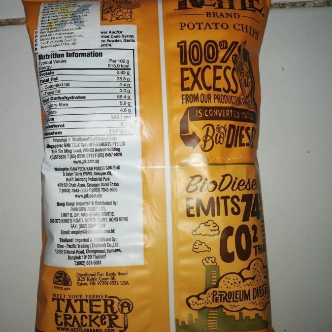 

BIG SALE KETTLE POTATO CHIPS HONEY DIJON 142.GR IMP !!!!!