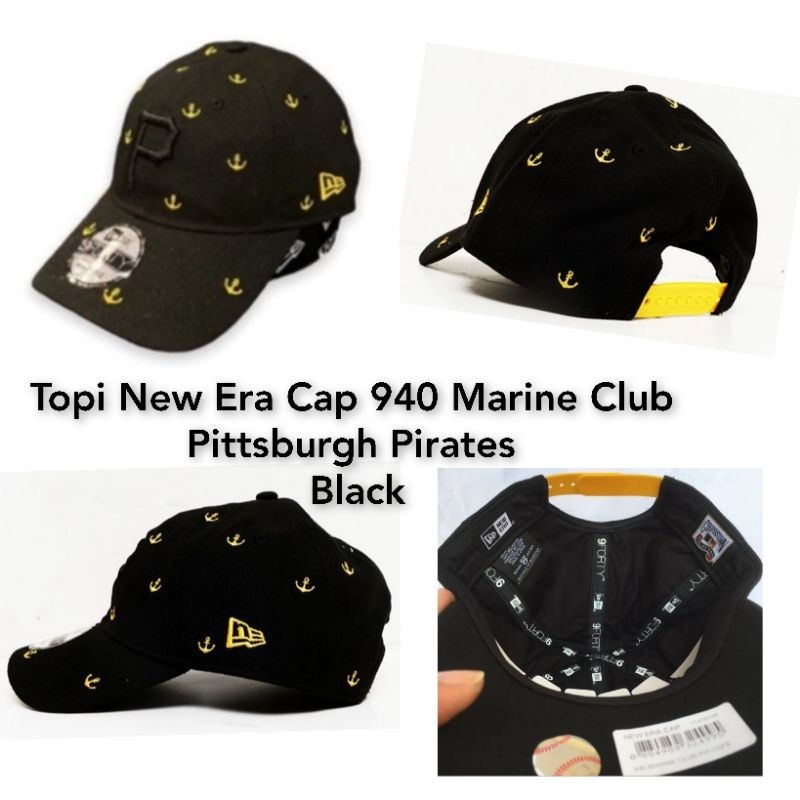 Topi New Era Cap 940 Marine Club Pittsburgh Pirates Black