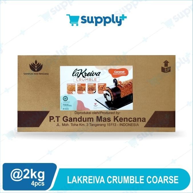 

NEW PRODUK COLATTA LAKREIVA CRUMBLE COARSE CARAMEL 4X2KG !!!!!