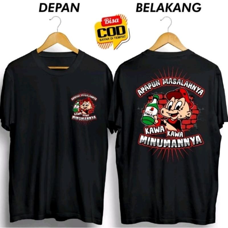 KAOS APAPUN MASALAHNYA KAWA KAWA MINUMANNYA//KAOS UNIK//VIRAL