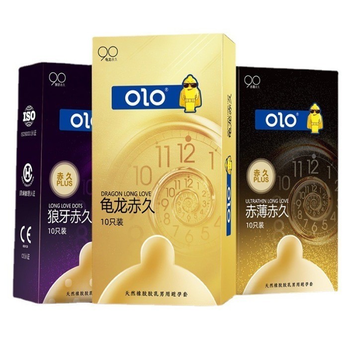 PROMO Olo Ultra Thin Condom Kondom Kondom Olo Super tipis -