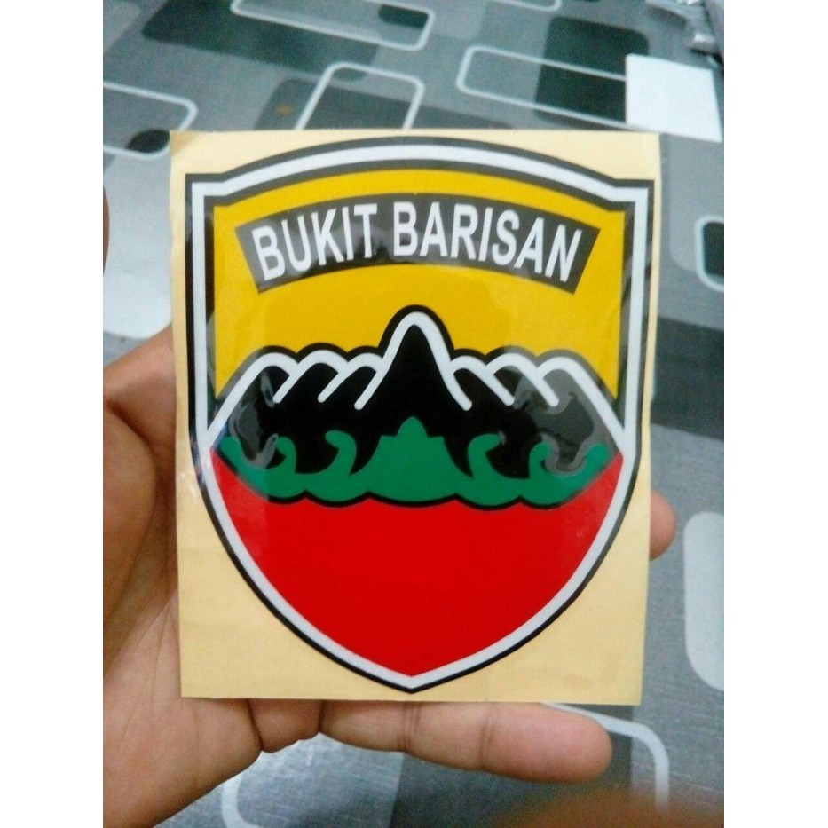 Giov Stiker Sticker Cuting Bukit Barisan / Kodam 1 Bb