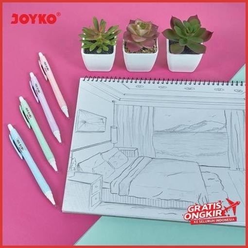 

Original (1 Pcs) Mechanical Pencil Pensil Mekanik Joyko Mp-52 0.5 Mm Stock Terbatas