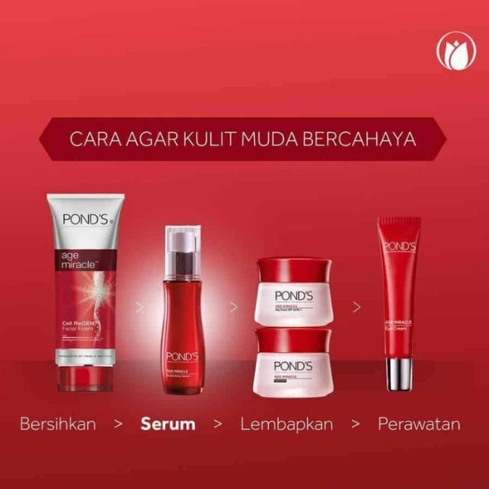 Ready Stock Paket Skincare Ponds Age Miracle