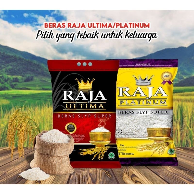 

BERAS PREMIUM 5KG RAJA ULTIMA RAJA PLATINUM