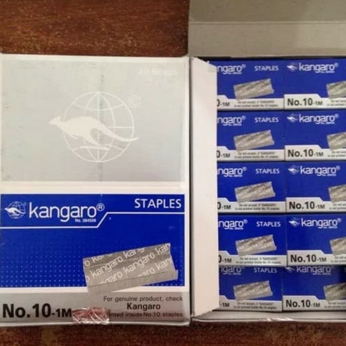 

Terbaru Isi Staples Kangaro 10 (20Kotak) Harga Spesial