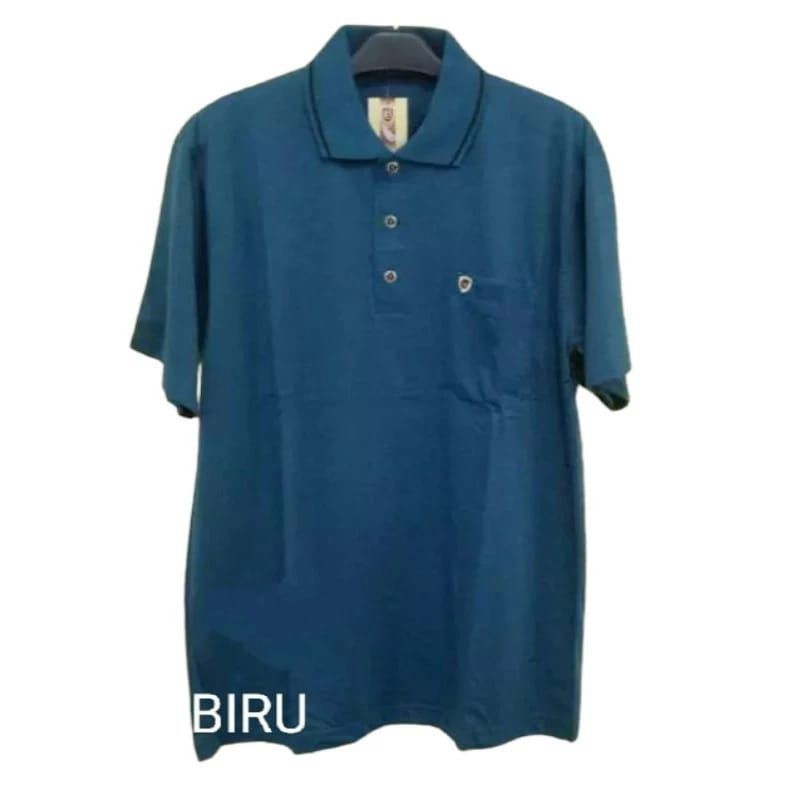 Promo Mega Sale 4.4 // kaos kerah distro/kaos kerah pria dewasa/kaos polo wangky shirt tc saku depan