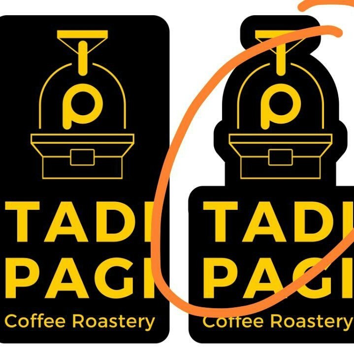 

stiker label tadi pagi coffee