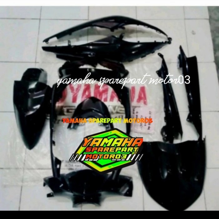 Promo Cover Full Set Body Halus Soul Gt 115 Hitam Violet Original Yamaha Murah