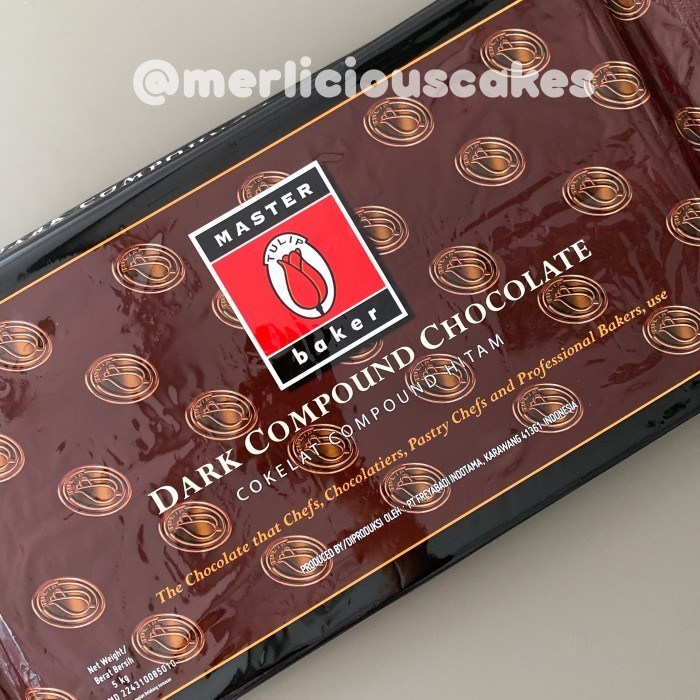 

Ready Tulip Dark Compound Chocolate Master Baker 5 Kg DCC