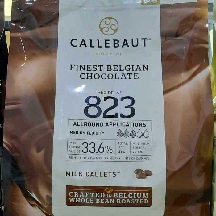 

Ready Callebaut Milk Chocolate Couverture 823 33.6% 500gr