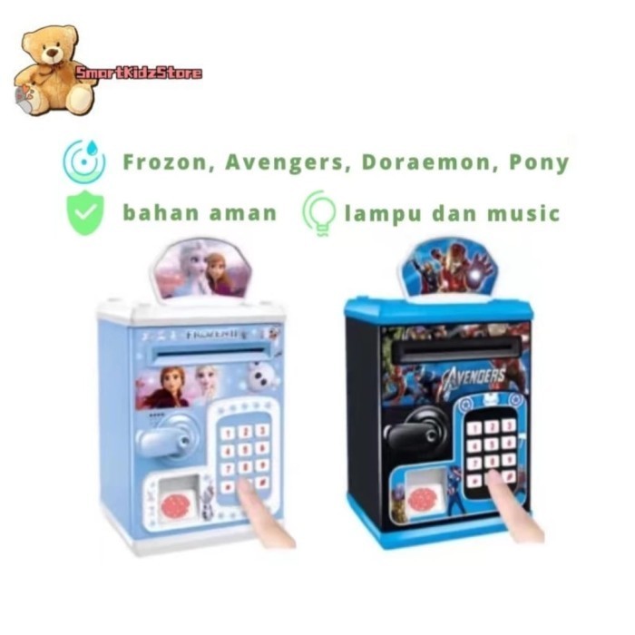 Celengan Atm Sidik Jari / Money Safe Box Celengan Anak