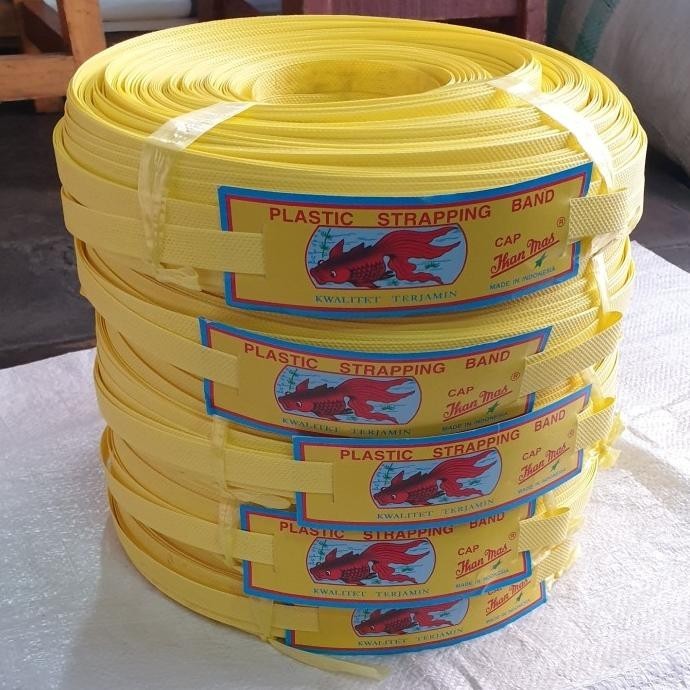 

Viral Tali Klam-Tali Packing-Tali Strapping Band 15Mm Merek Ikan Mas Update 2024