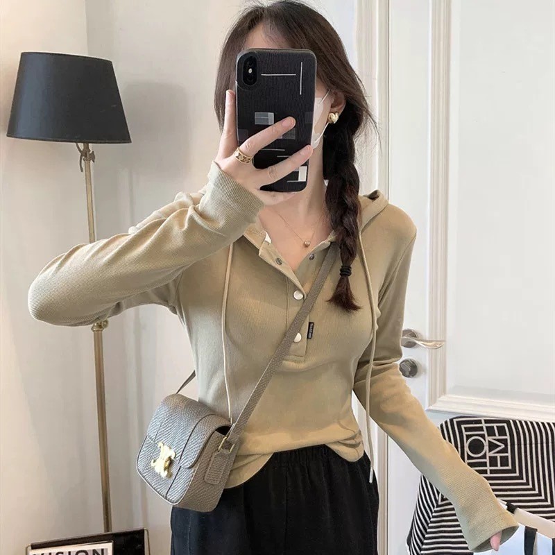 Lulu Atasan Berkerudung Wanita Import Model Tipis Hoodie Wanita Korea Baju Sweater Hoodie Wanita Baj