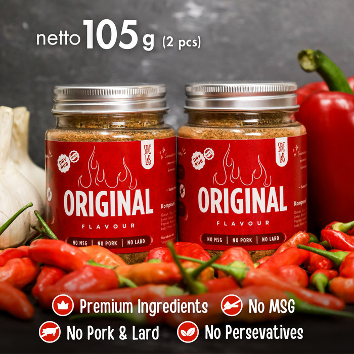 

Ready Bundle 2 Original Spicy Dry Rub SpiceLab Bumbu Marinasi Kering Pedas
