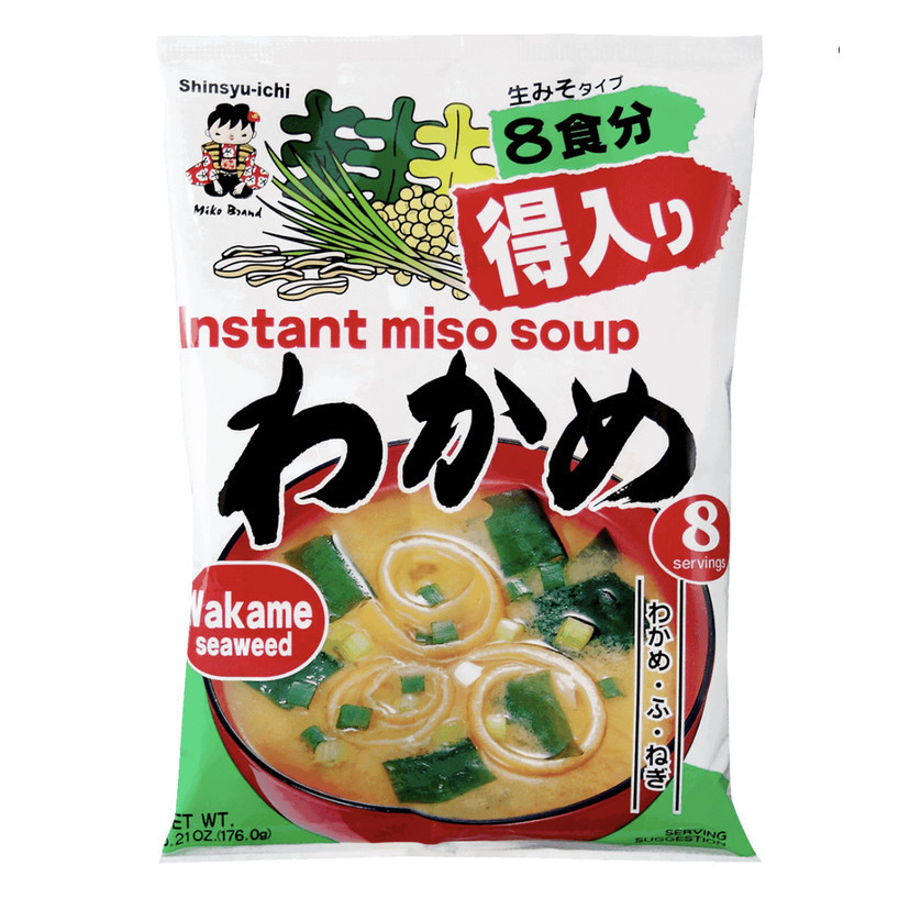 

Ready MIYASAKA Instant Miso Soup Tofu - Wakame - Seaweed MIKO BRAND Japan