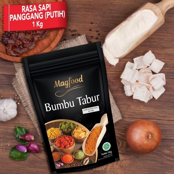 

Ready Magfood Bumbu Tabur Sapi Panggang (Putih) 1Kg