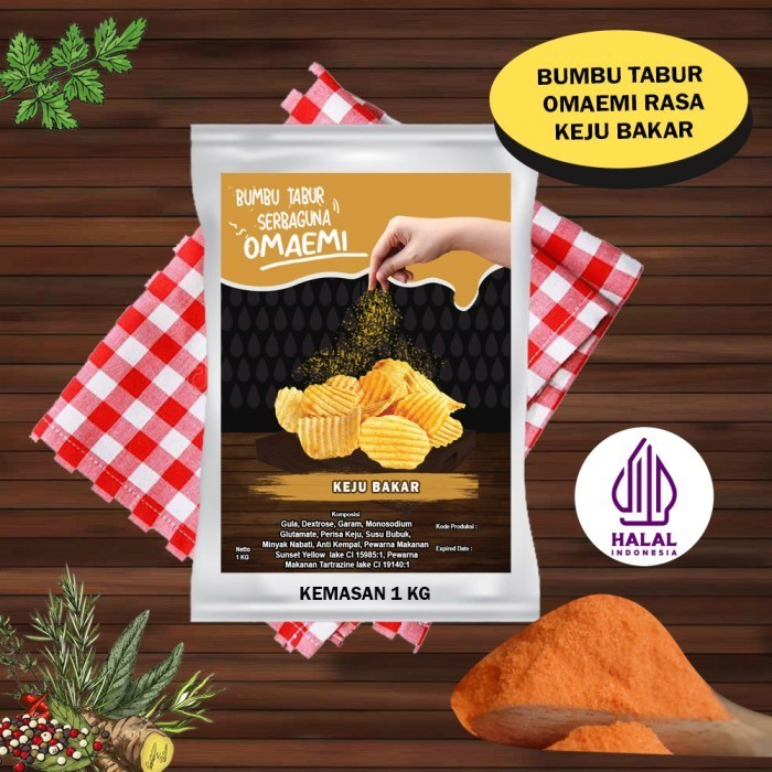 

Ready BUMBU TABUR KEJU BAKAR HALAL KUALITAS TERJAMIN 1 KG