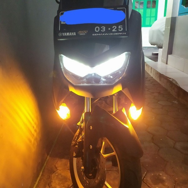 Lampu Led T10 Luminos 2 Mode Senja Plus Sein Untuk Semua Motor