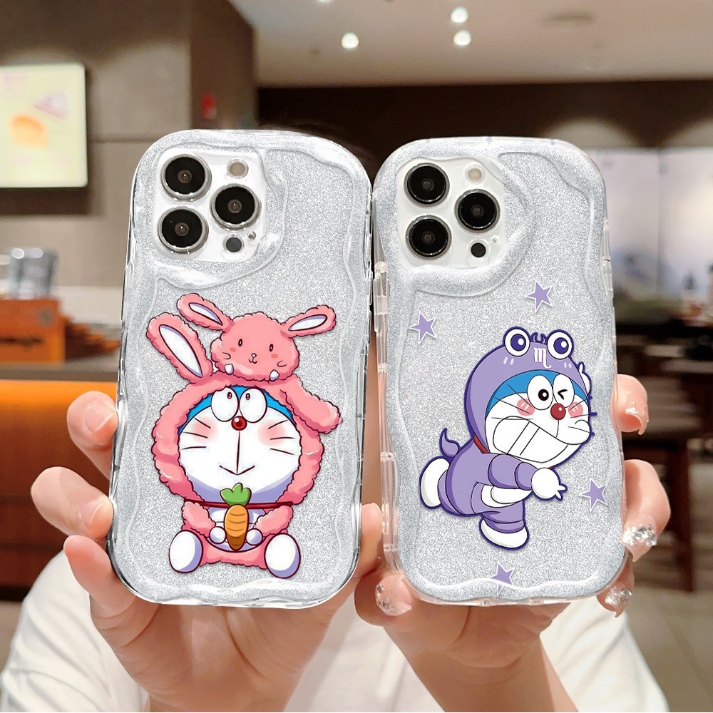Premium Case Custom Case for Vivo Casing HP for Vivo Softcase compatible with Vivo S1 Y02 Y11 Y15 Y16 Y17 Y19 Y20 Y21 Y22 Y50 Y67 Y71 Motif Doraemon Pink Doraemon Ungu