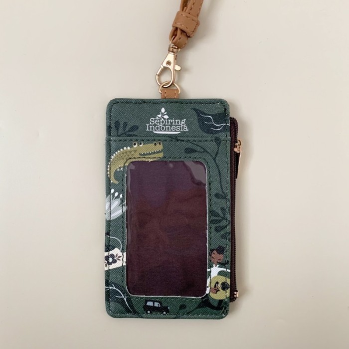 

Id Card Holder Sepiring Indonesia Lanyard Waterproof Fabric Leather