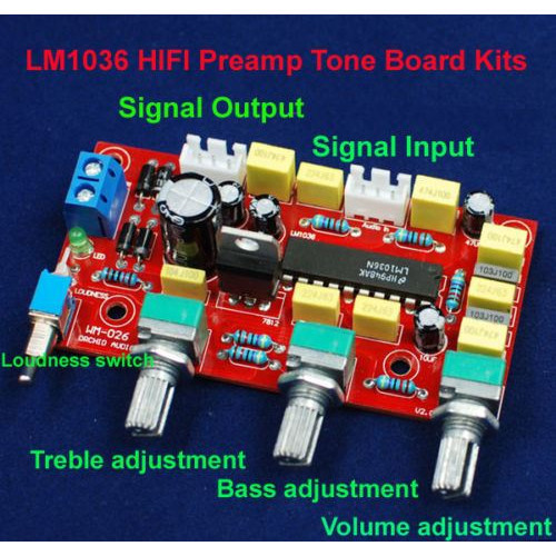 PROMO MTC-07C LM1036 High Class Tone Control DIY (Beium Disolder)