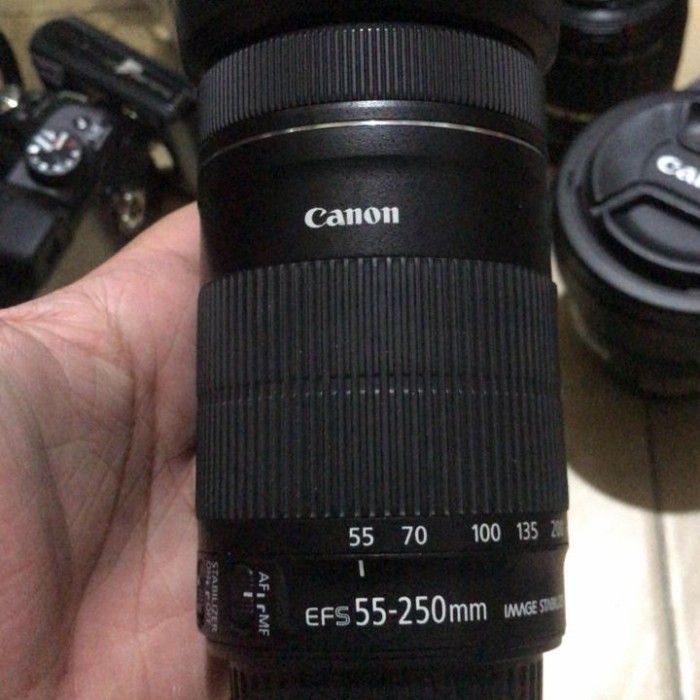 Ready Lensa 55-250Mm Stm Tele Canon Tajam