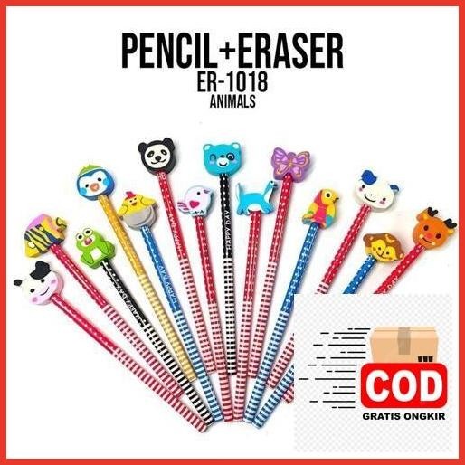 

Terlaris Pensil Dan Penghapus Karakter Unik/ Animal Cute Pencil Eraser Terlaris