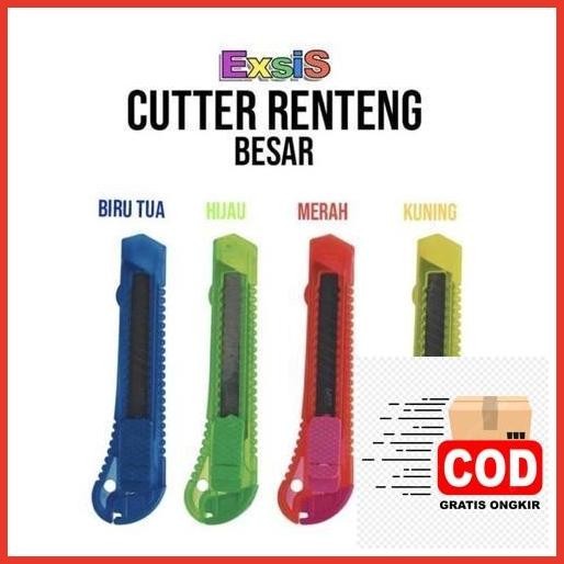 

Hot Sale Cutter Exsis Serbaguna Cutter Kertas Cutter Plastik Jaminan Mutu