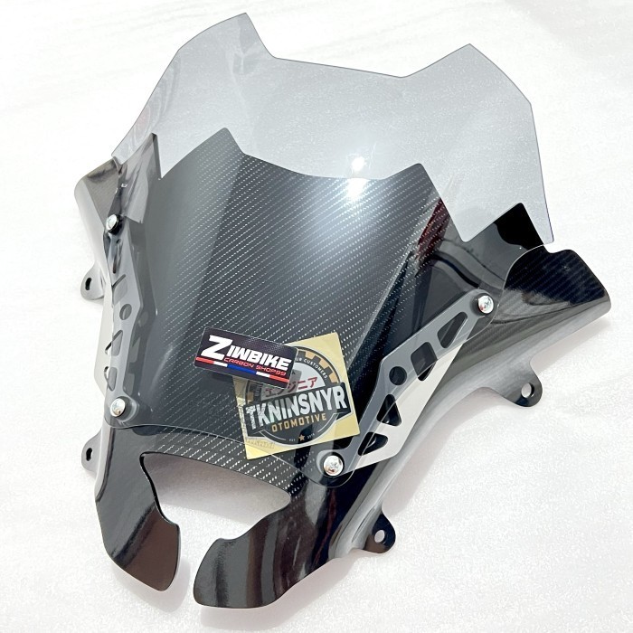 Promo Winshield Visor Pcx 160 2021-2022 Ziwbike Carbon Thailand Smoke Murah