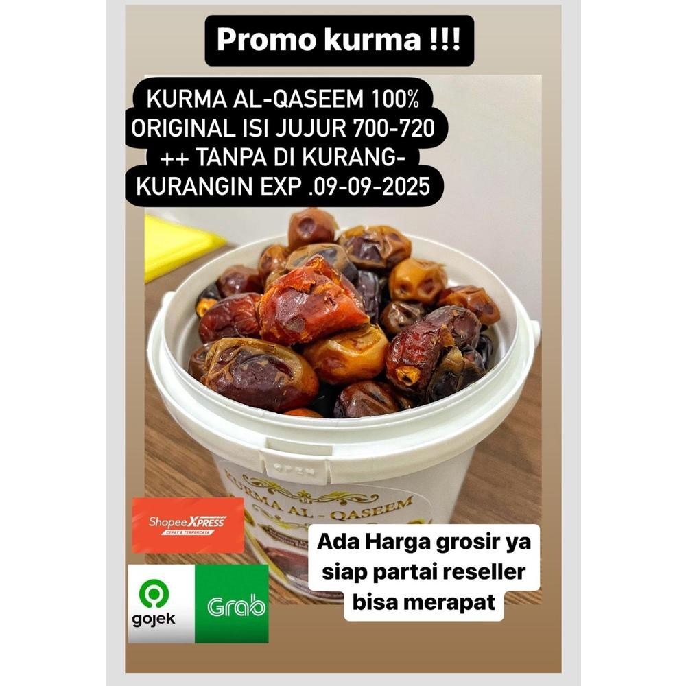 

Kurma Al Qaseem 720 Gram Ember