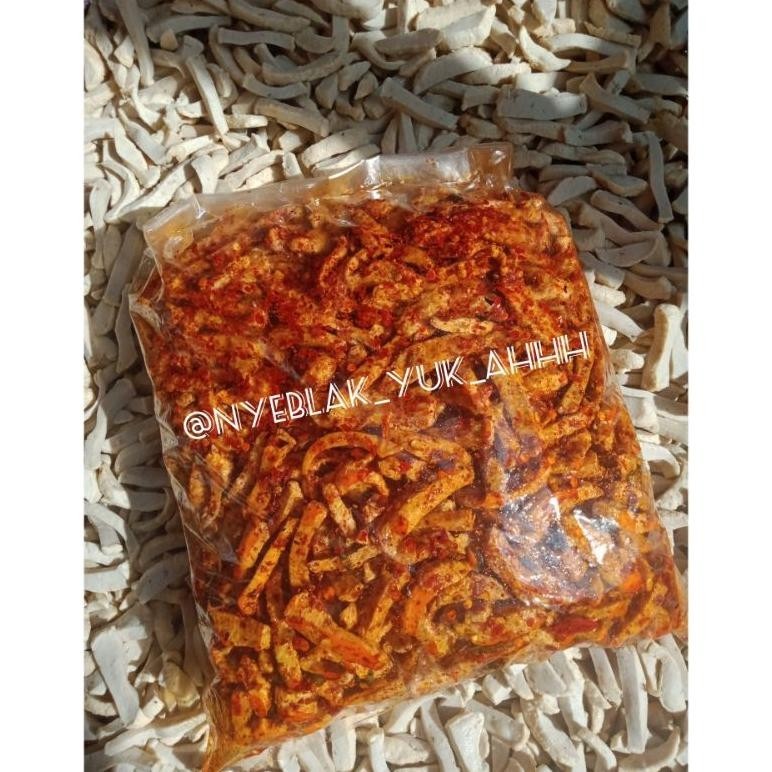 

Cod Basreng Baso Goreng Basreng Stik Pedas Basreng Kering Cabe Asli Daun Jeruk 1Kg