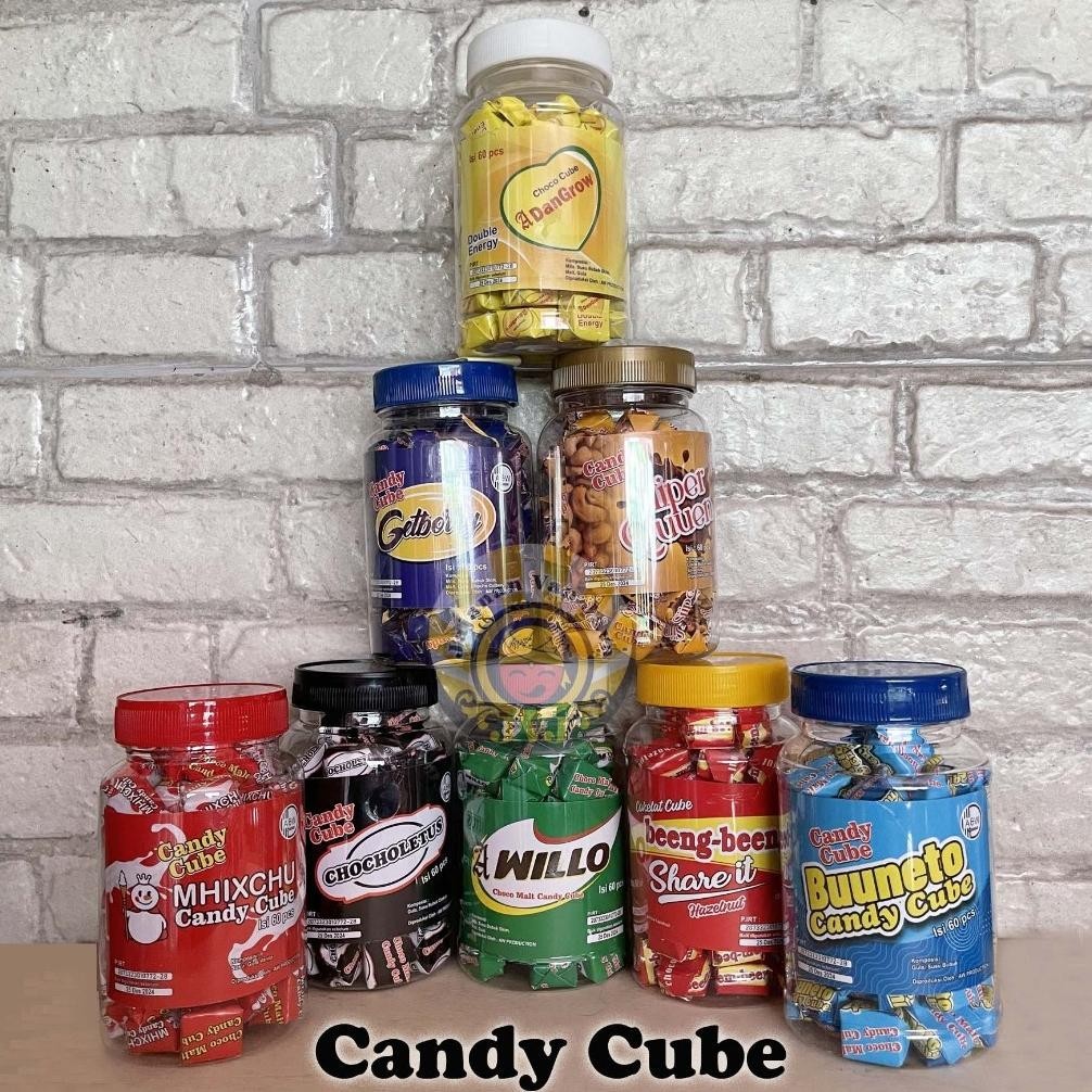 

Permen Cube Viral - Candy Cube Milo Willo Getberry Isi 60 Pcs