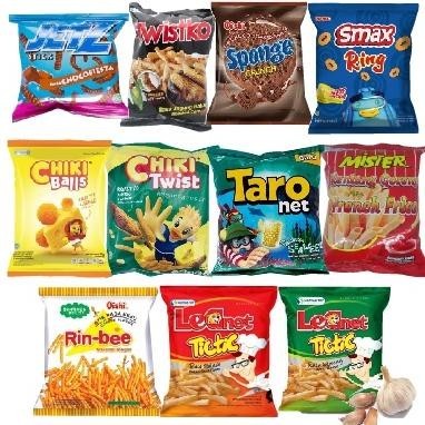 

[Rcg] Snack 10Pcs = 1 Renceng Aneka Taro, Chiki, Chiki Twist, Jetz, Rin-Bee, Smax Ring, Sponge, Lea Tic, Twisko, Mr. Kentang