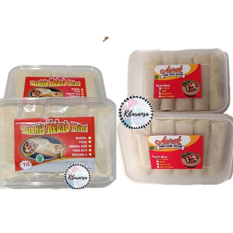 

Promo!! Kebab Frozen Mini Isi 10Pcs Kebab Full Daging