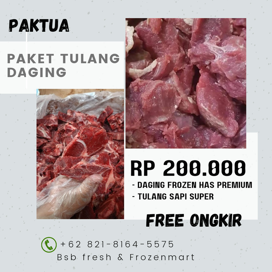 

paktua paket tulang daging