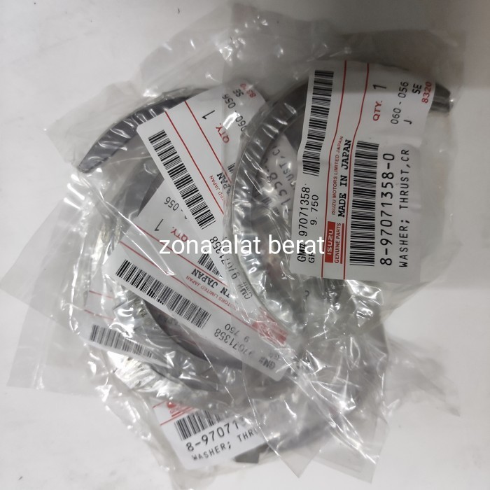 8-97071358-0 ISUZU 4BG1/4BD1 WASHER THRUST part alat berat