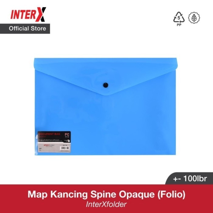 

Fauma DOCUMENT BAG MAP KANCING F4 INTERX W/SPINE OPAQUE (1PAK) MURAH