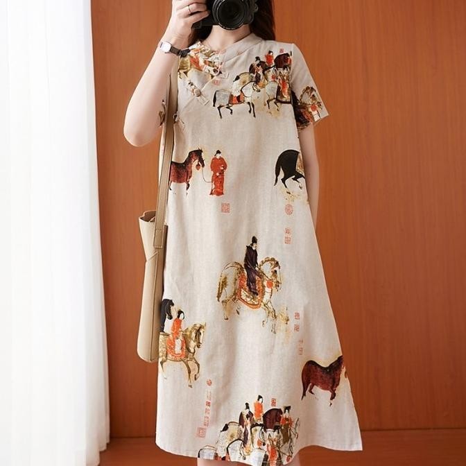 HANNA DRESS CHEONGSAM IMPORT PREMIUM