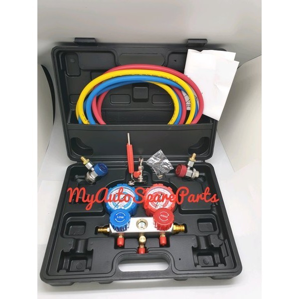 MANIFOLD SET BOX KOMPLIT AC MOBIL