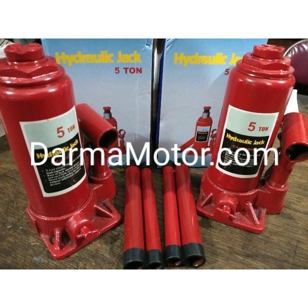 DONGKRAK 5 TON JACK BOTOL UNTUK TRUK - MOBIL