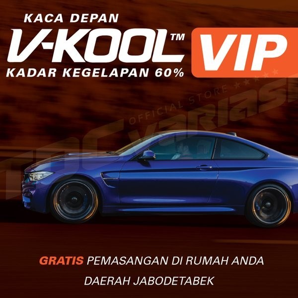 MERCY JEEP V-KOOL KACA FILM MOBIL WINDOW FILM ASLI VKOOL